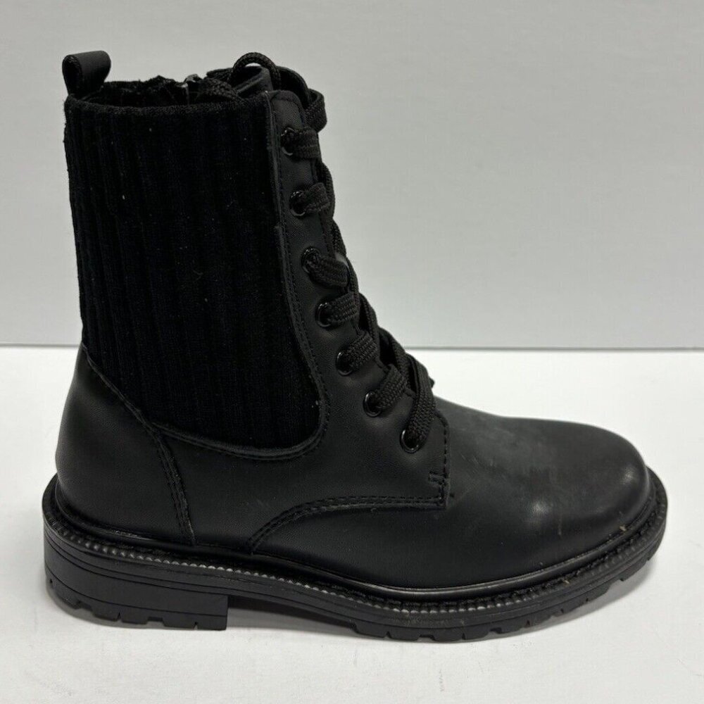 Sam Edelman Kids’ Lydell Combat Boots Black, Girls’ Size 13 M